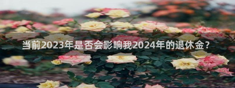 k8凯发游戏官网平台入口：当前2023年是否会影响我2024年的退休金？