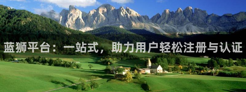 凯发集团怎么样：蓝狮平台：一站式，助力用户轻松注册与认证