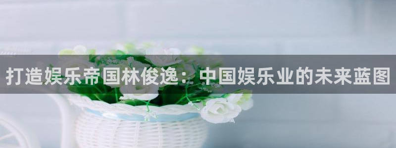 k8凯发网页版登：打造娱乐帝国林俊逸：中国娱乐业的未来蓝图